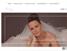 Tablet Screenshot of illusionsbridal.com